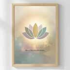 "Rooted, flowing, blooming." — Healing Journey Gallery Wall Set of 3, Pastel Affirmation Prints