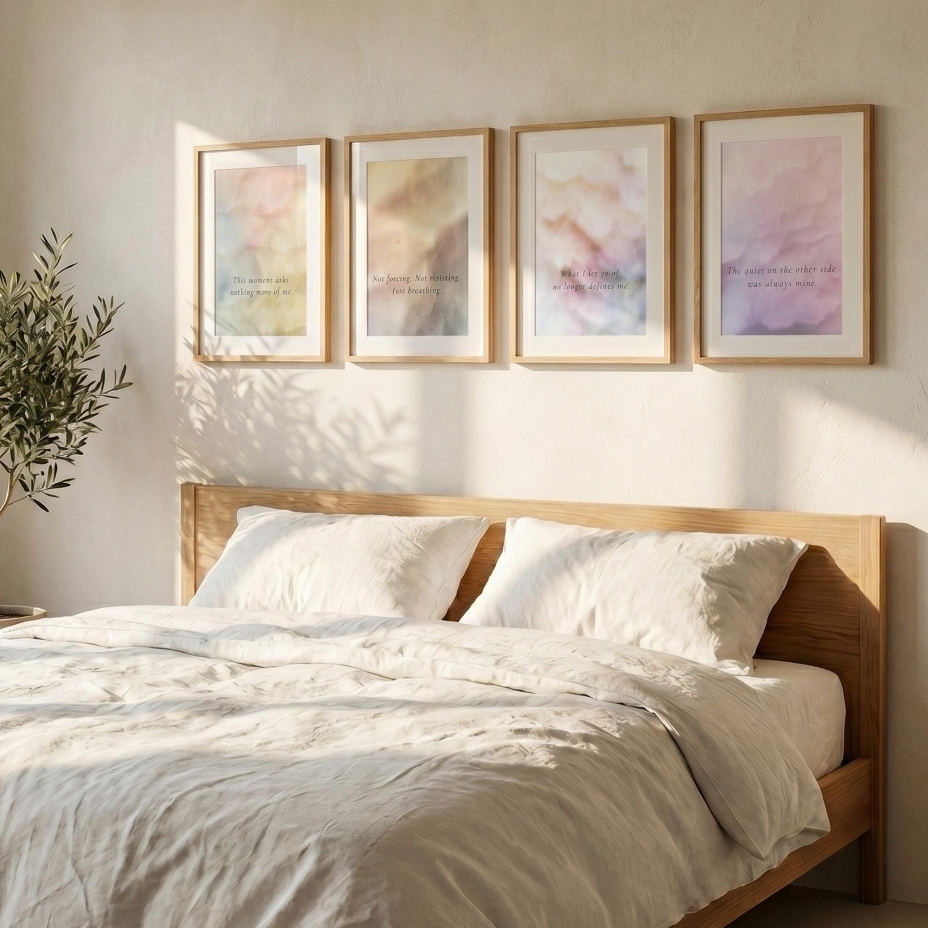 "The quiet on the other side was always mine." — After Abstract Print, Mindfulness Wall Art
