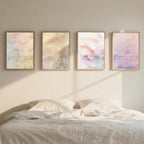 "Held, softened, released, stilled." — Erosion & Grace Pastel Watercolour Gallery Wall Set of 4 (Digital Download)