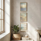 "Stillness, returning, belonging." — Mindfulness Gallery Wall Set of 3, Ethereal Aura Affirmation Prints (Digital Download)