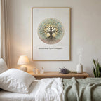"Rooted Deep, I Grow with Grace" — Tree of Life Zen Art