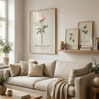 "Bloom, unfold, soften." — Vintage Peony Print Set of 3, Soft Botanical Grandmillennial Gallery Wall (Digital Download)