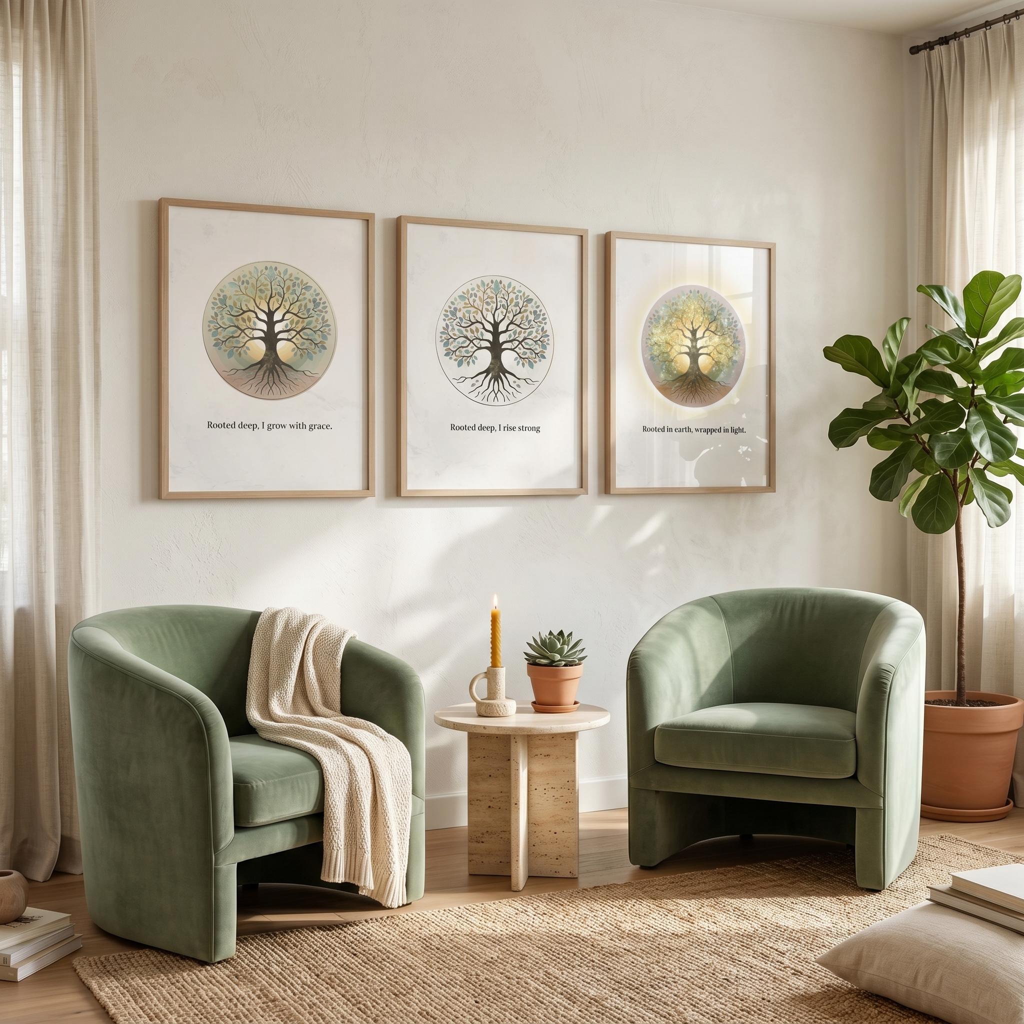 Tree of Life Gallery Wall Art Set
