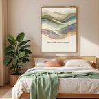 "Rooted, flowing, blooming." — Healing Journey Gallery Wall Set of 3, Pastel Affirmation Prints