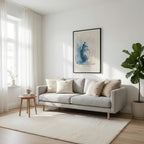 "I hold space for what matters." — Vintage Ginger Jar Print No. 1, Blue and White Chinoiserie Wall Art