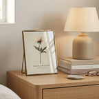 "Bloom at Your Own Pace" — Peony Affirmation Print