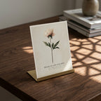 "Bloom at Your Own Pace" — Peony Affirmation Print