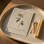 "There Is Grace in the Unfolding" — Peony Affirmation Print