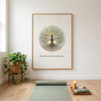 "Rooted Deep, I Grow with Grace" — Tree of Life Zen Art