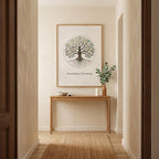 "Rooted Deep, I Rise Strong" — Tree of Life Zen Art Print