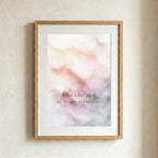 "I release what no longer serves me." — Abstract Mindfulness Print, Letting Go Wall Art (Digital Download)