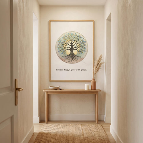 "Grow with Grace" — Tree of Life Zen Art