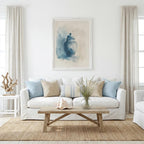 "I hold space for what matters." — Vintage Ginger Jar Print No. 1, Blue and White Chinoiserie Wall Art
