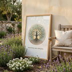 "Rooted Deep, I Grow with Grace" — Tree of Life Zen Art